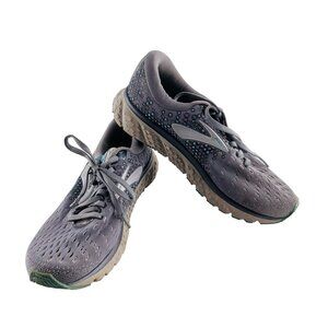 Brooks Womens Ghost 12 Running Shoes Size 8.5 Medium Gray & Teal Sneakers